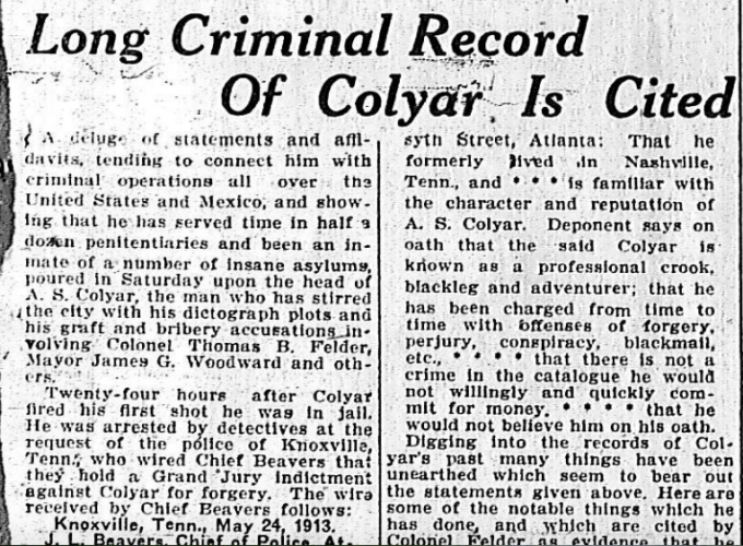 Long Criminal Record