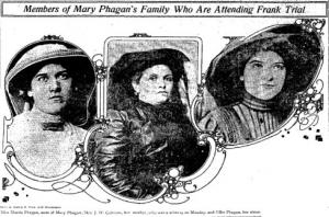 Mary Phagan's aunt, mother, and sister.