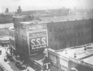 The National Pencil Company factory, 1913, where Mary Phagan met her death